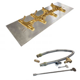 Tree-Style Brass Burner/Rectangular Plate - CFBT110
